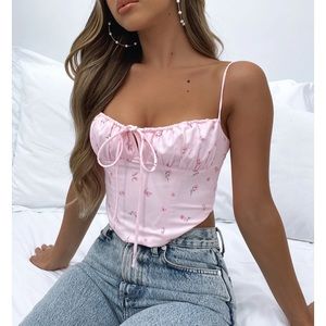 ***SOLD*** White Fox String Them Along Bustier